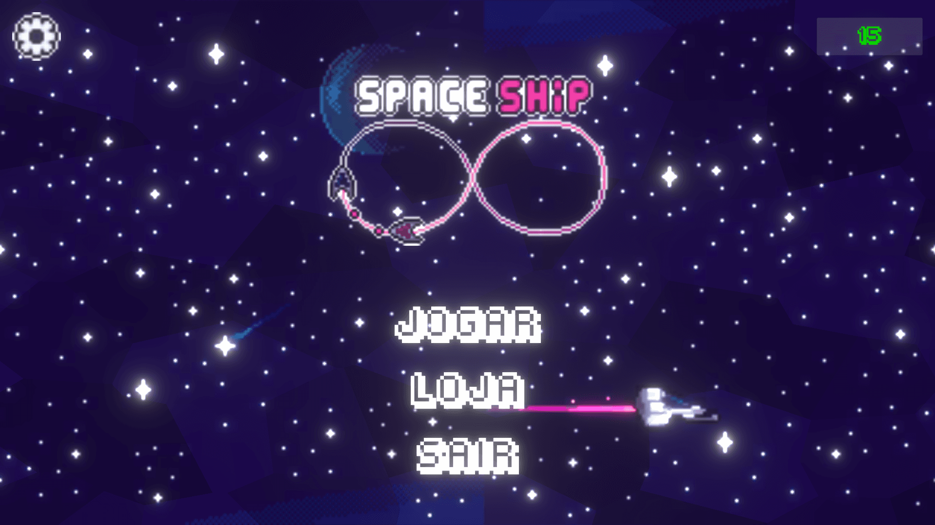 Capa do projeto Space Ship Infinity